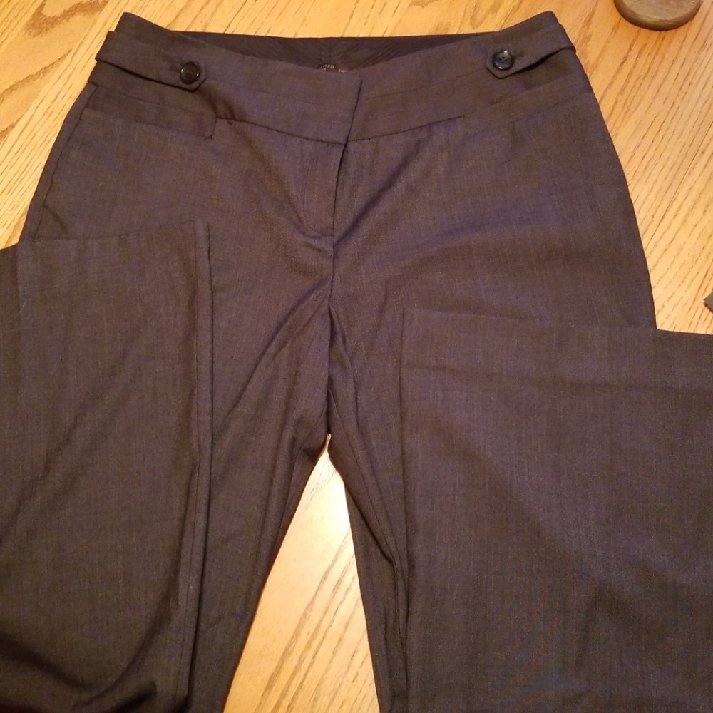 Wide leg slacks